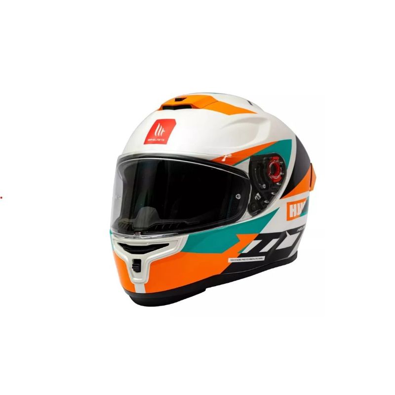 GENERICO - Casco Mt Ff114 Hummer Quo A0 Blanco Perla Brillo