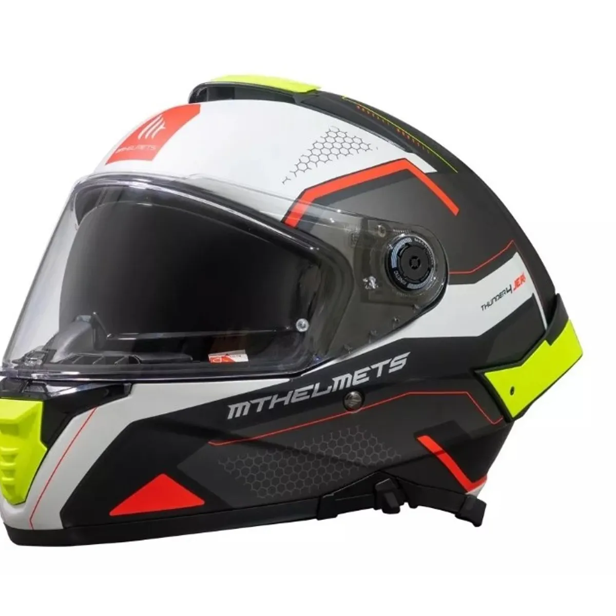 GENERICO - Casco  Thunder 4 Jerk Amarillo Perla + Pinlock Inc