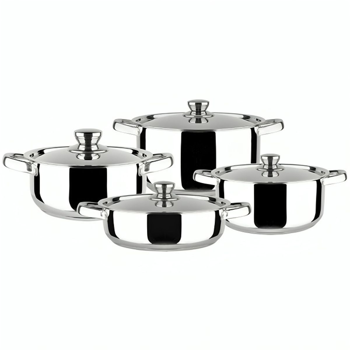 DORAL - BATERIA COCINA MALAGA INOX 8P ACERO
