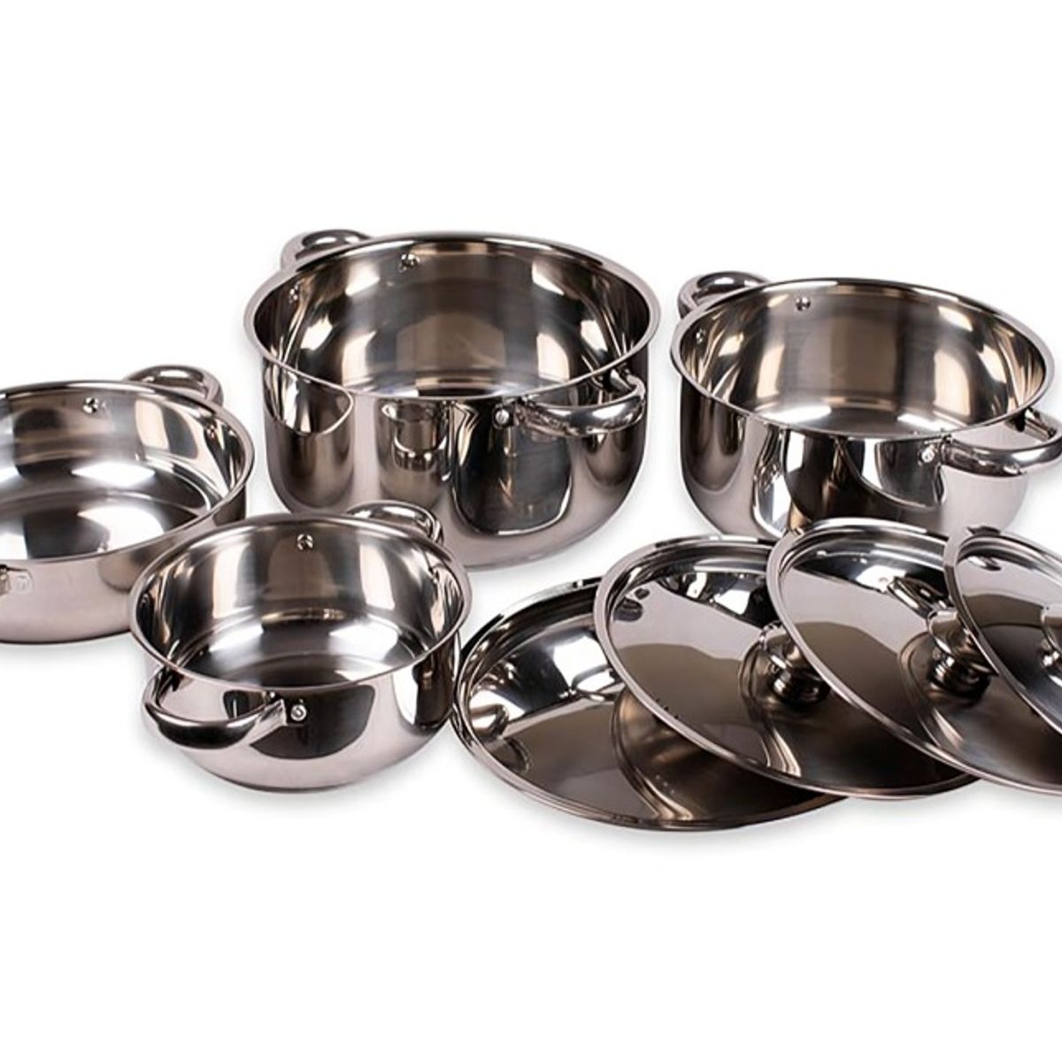 DORAL - BATERIA COCINA MALAGA INOX 8P ACERO