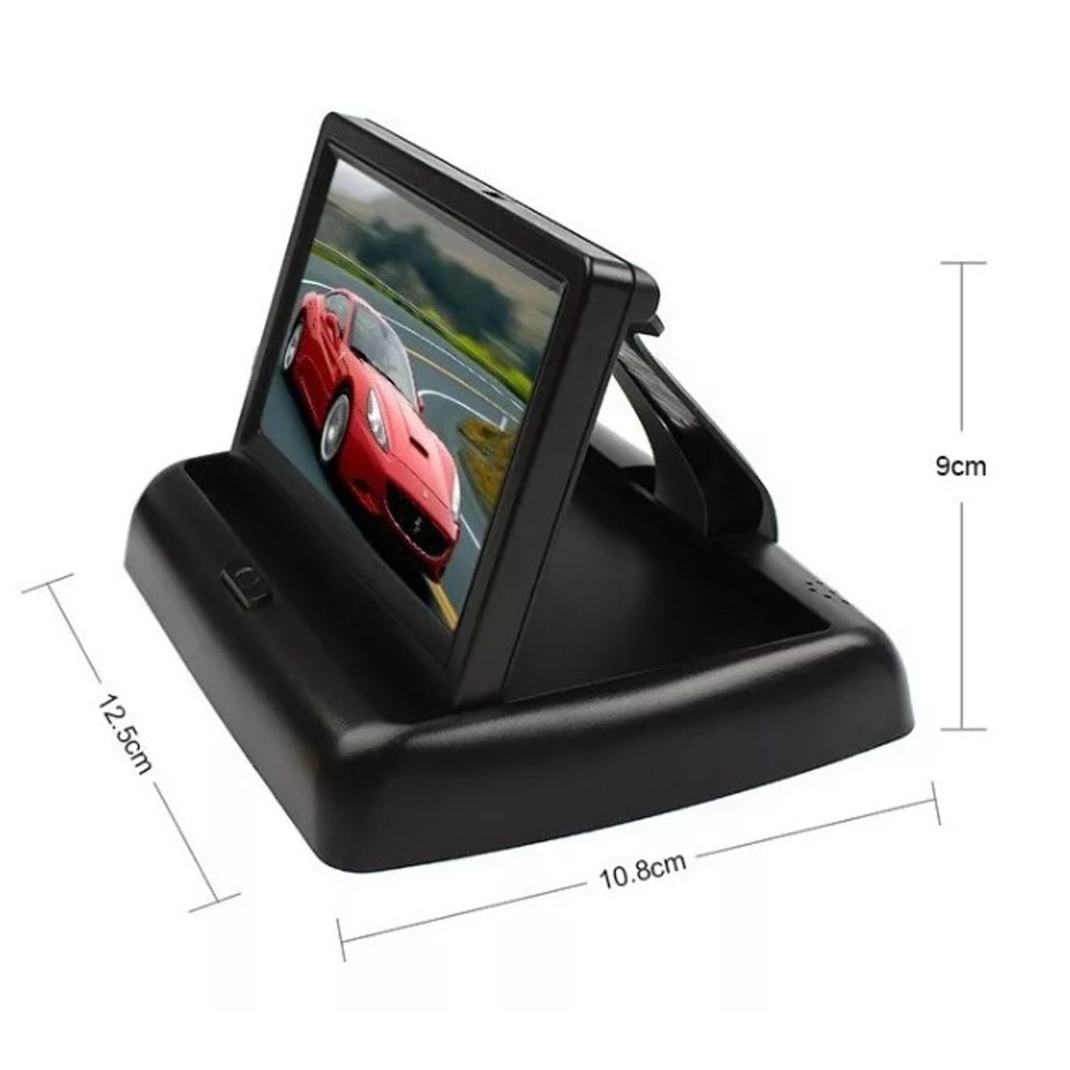 GENERICO - Pantalla Monitor 4.3 Ajustable Cámara Retroceso Auto 12v