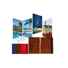 GENERICO - Porta Pasaporte Monedero Tarjetero Bolsa De Viaje Con Rfid