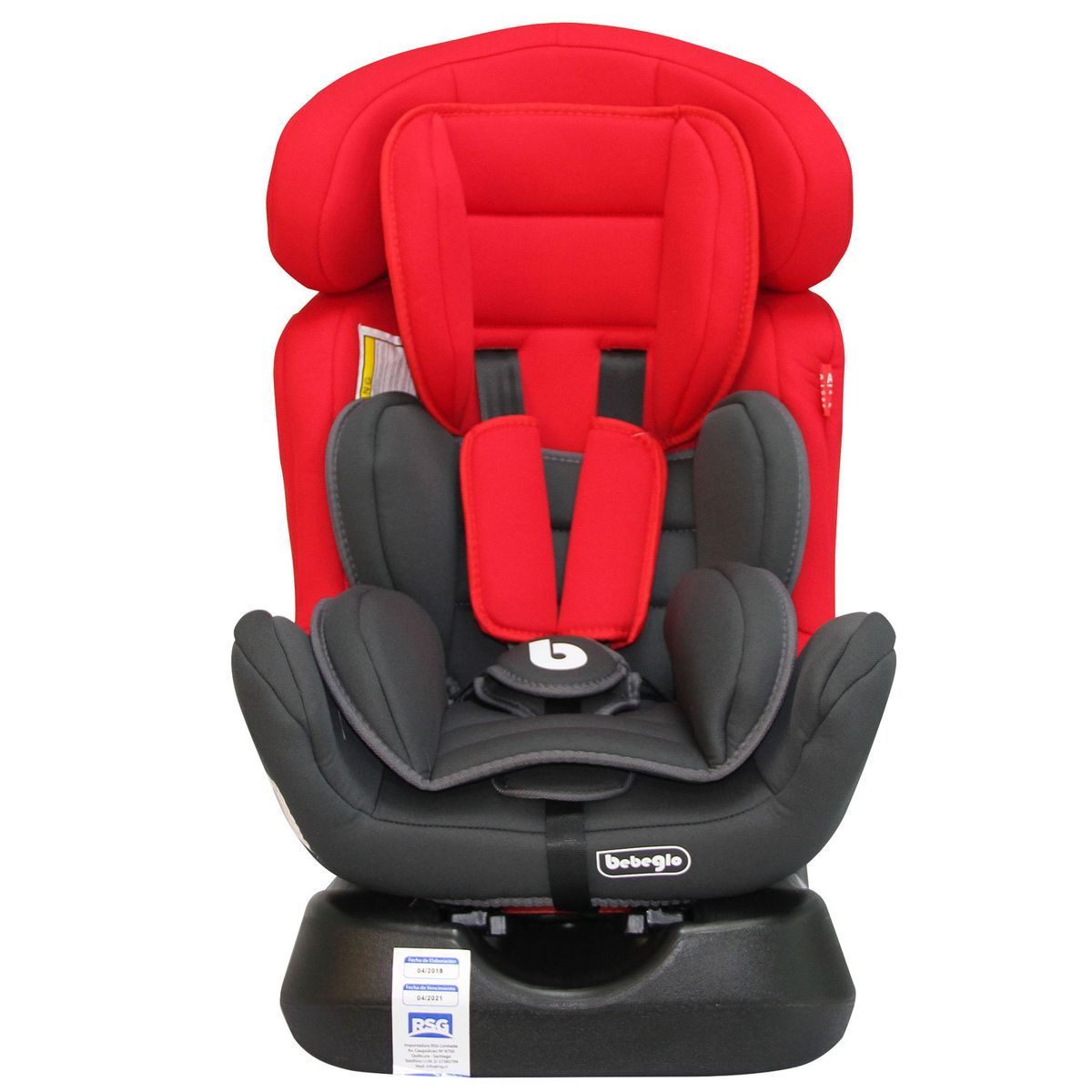 BEBEGLO - Silla de Auto 0 a 25 Kilos Bebeglo RS-3085-3 Rojo