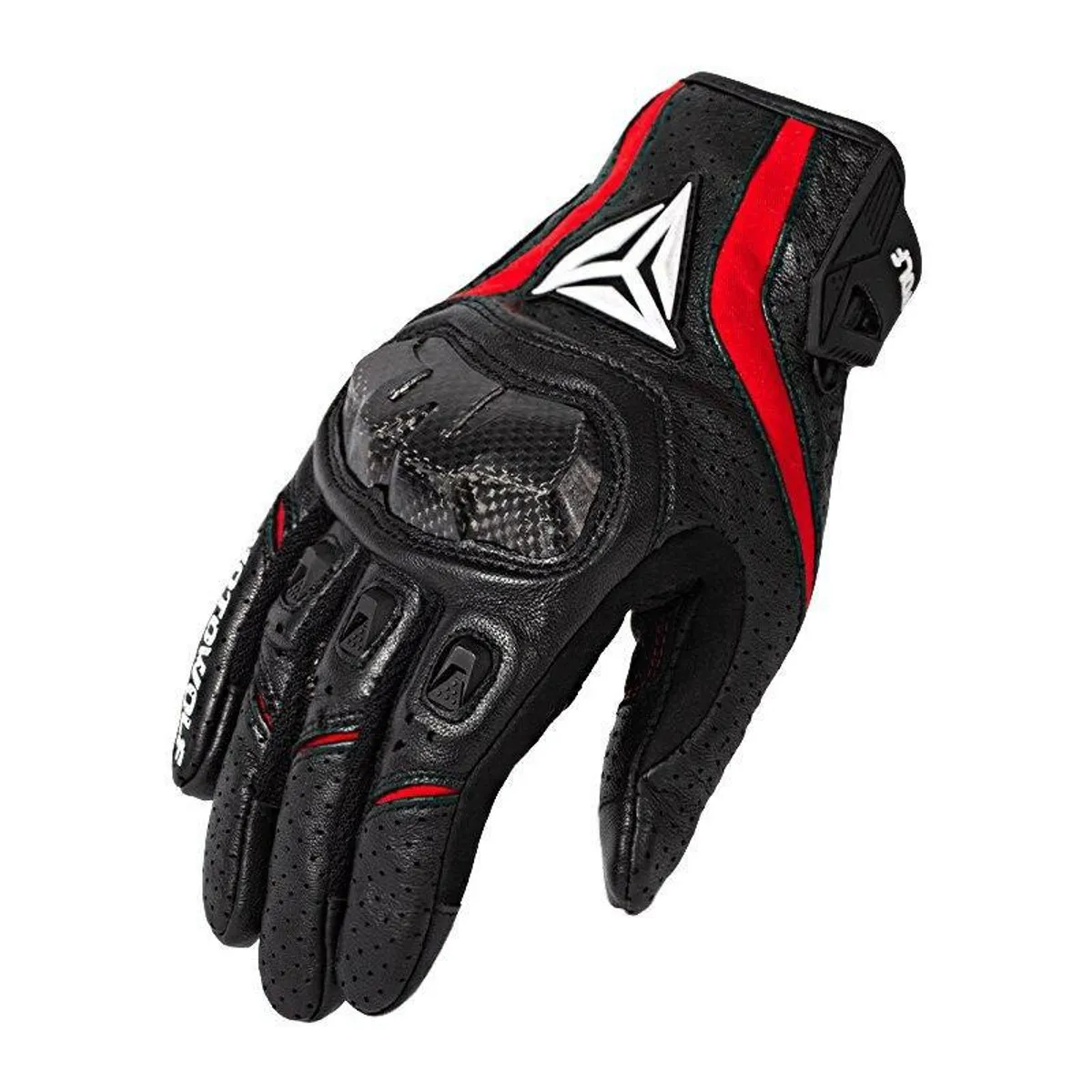 MOTOWOLF - Guantes de Cuero para motociclismo Motowolf 0305