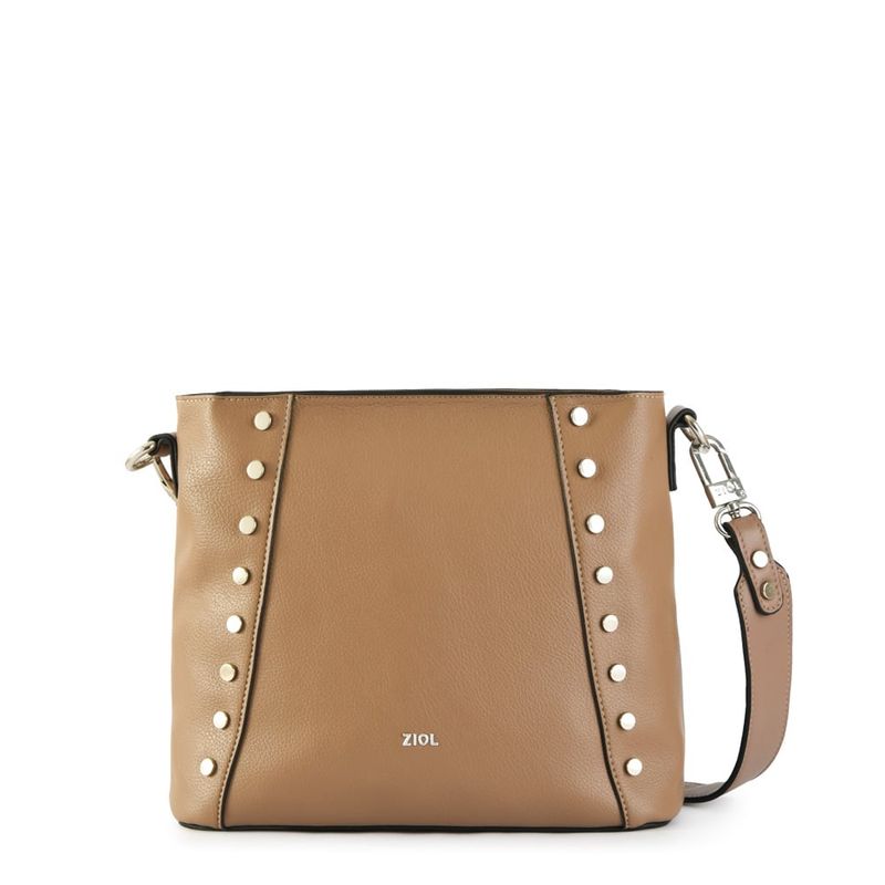 ZIOL - Cartera bandolera mediana cordoba taupe oscuro