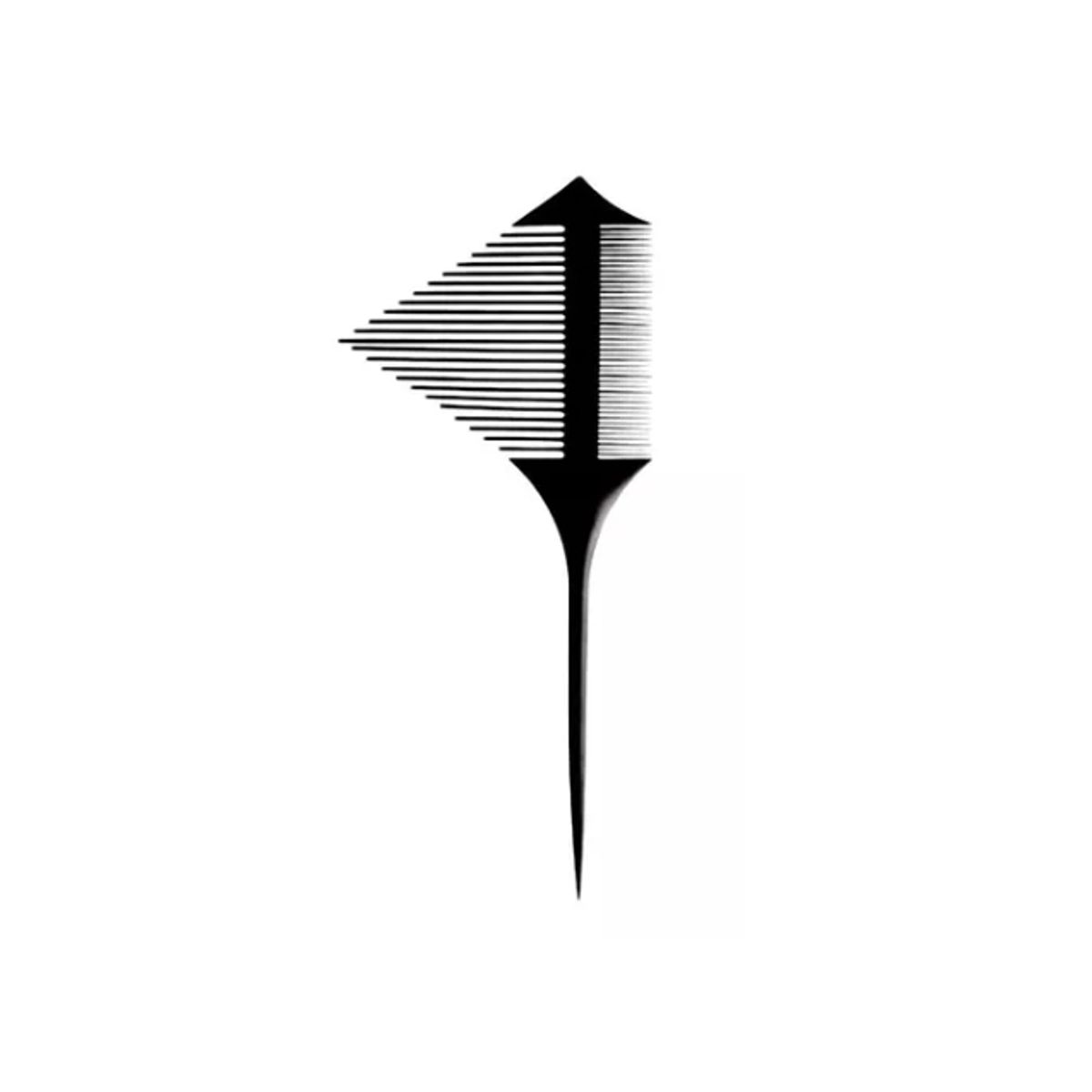 GENERICO - Pack 3 Peinetas Triángula Para Mechas.