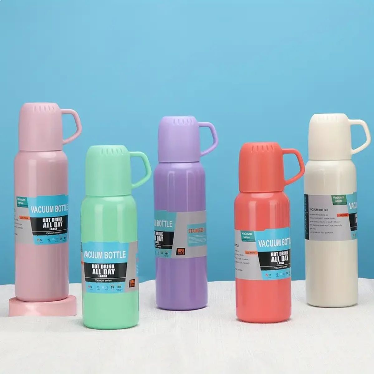 GENERICO - Termo Botella Para Café Vaso Térmico 538ml Acero Inoxidable