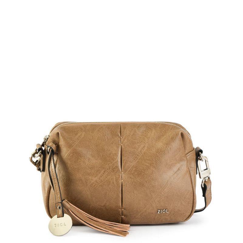 ZIOL - Cartera bandolera pequeña celia taupe