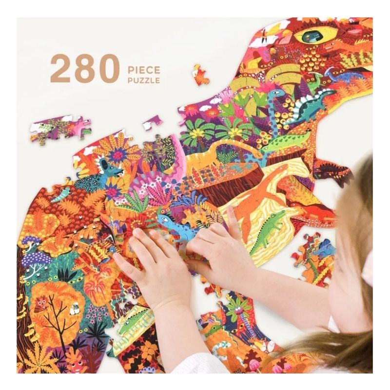GENERICO - Puzzle El Mundo De Los Dinosaurios- Mideer - Rompecabezas