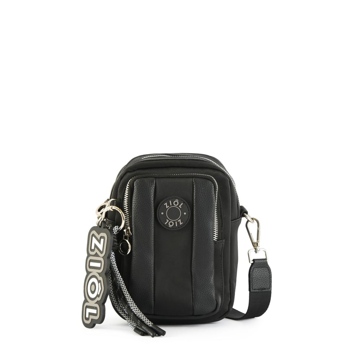 ZIOL - Cartera bandolera pequeña goshi negro