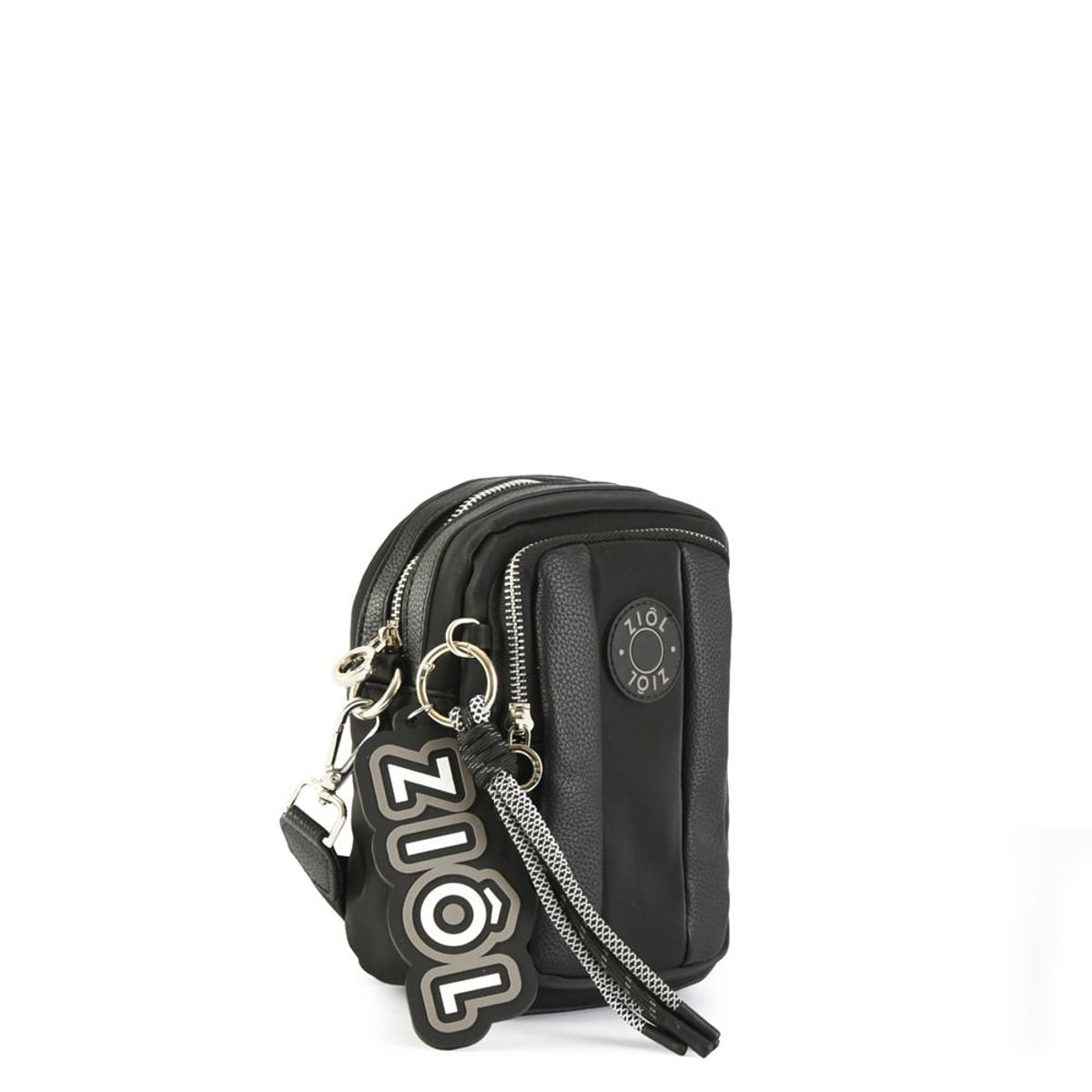 ZIOL - Cartera bandolera pequeña goshi negro