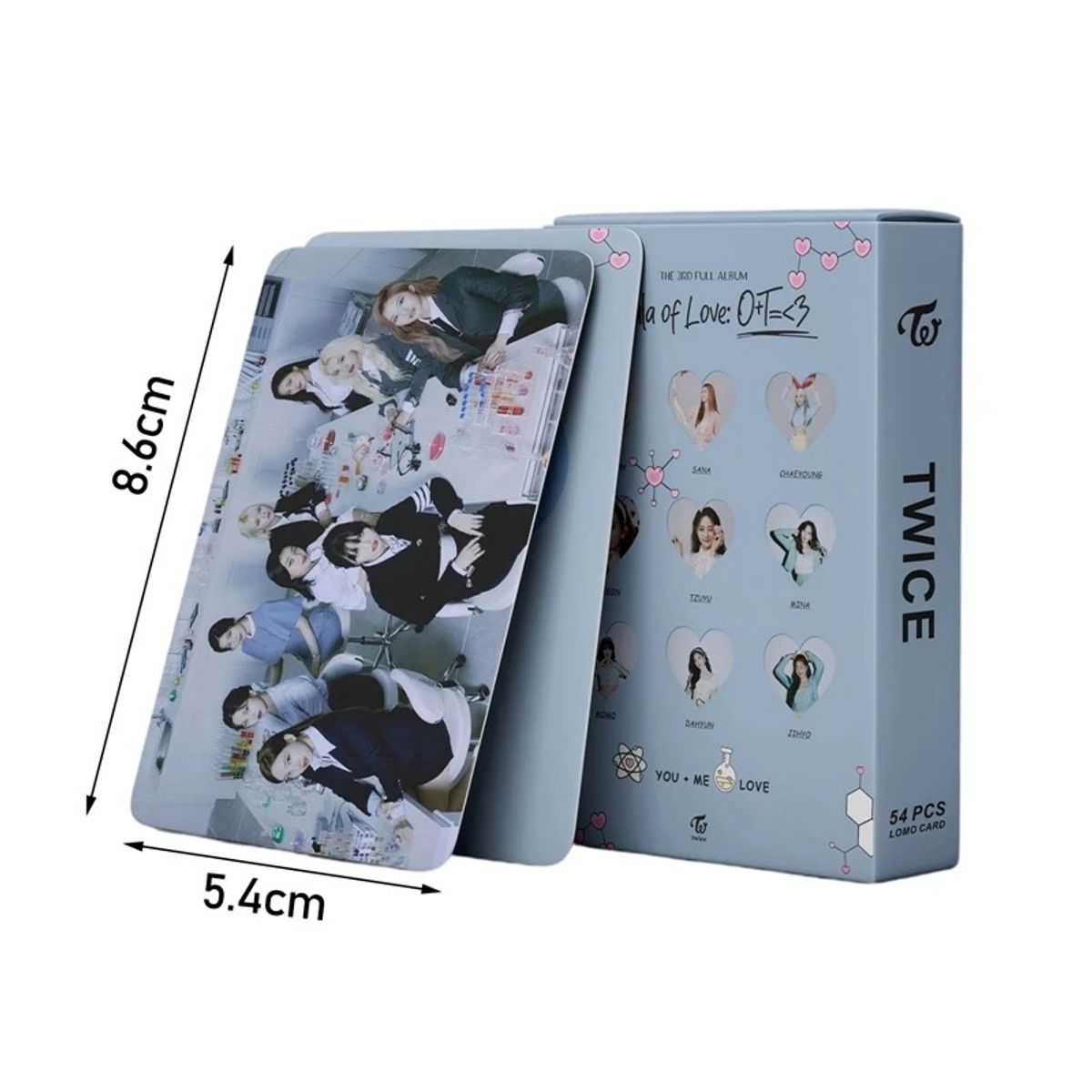 GENERICO - Photocards Kpop Twice Formula of Love (set 55 photocards)