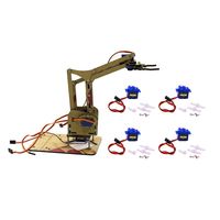 Brazo Robótico SG90 (compatible con Arduino) Kit 1 4 servos incluídos