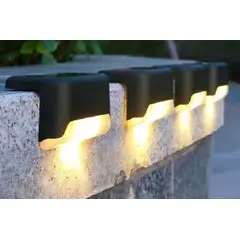 GENERICO - Lampara Solar Led - Luz Cálida (promocion 4 Unidades)