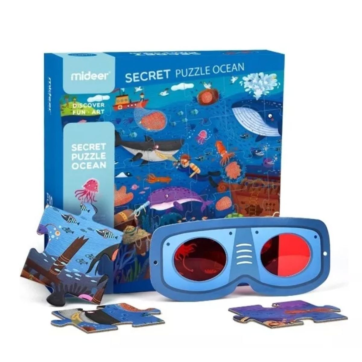 GENERICO - Puzzle El Océano Secreto - Mideer - Rompecabezas