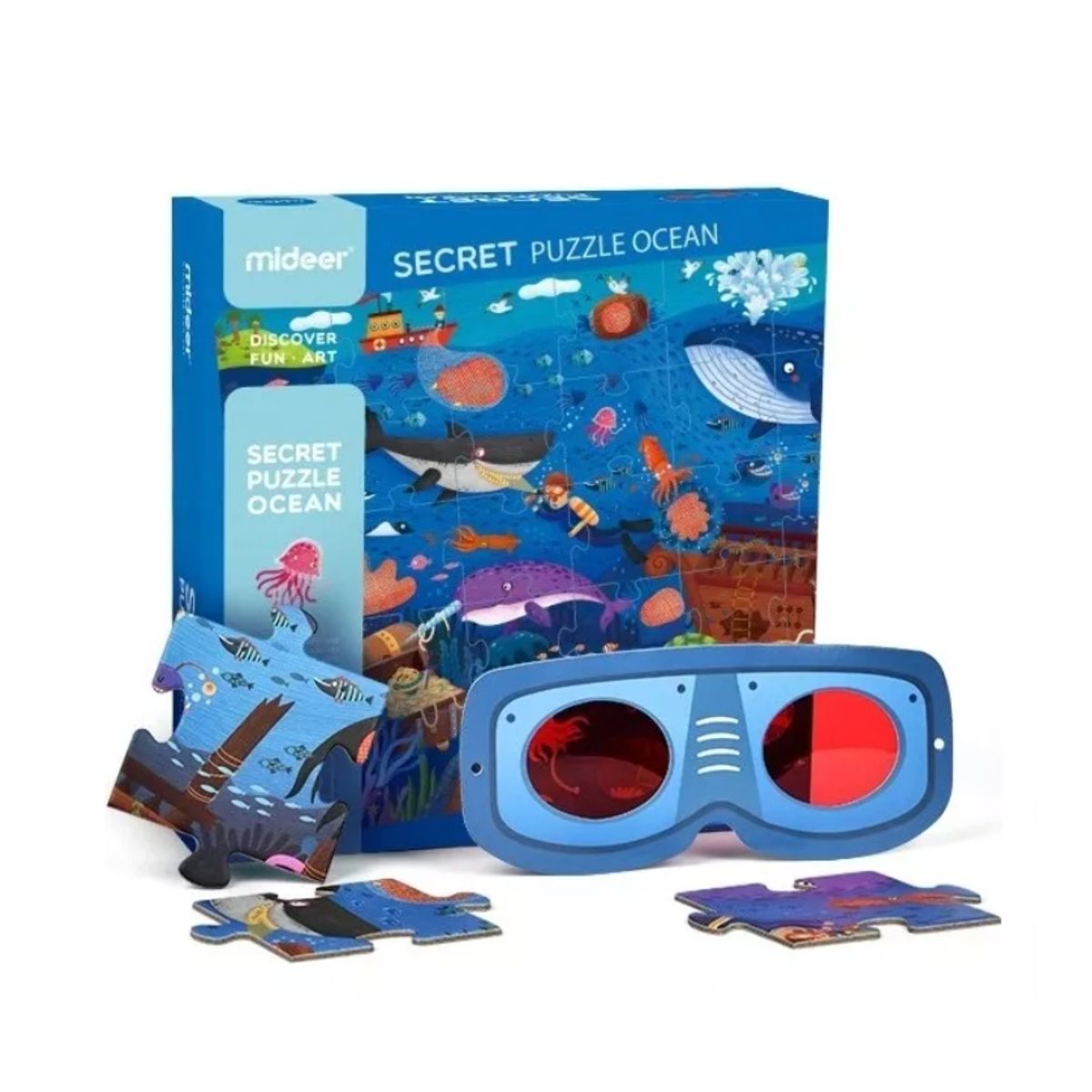 GENERICO - Puzzle El Océano Secreto - Mideer - Rompecabezas