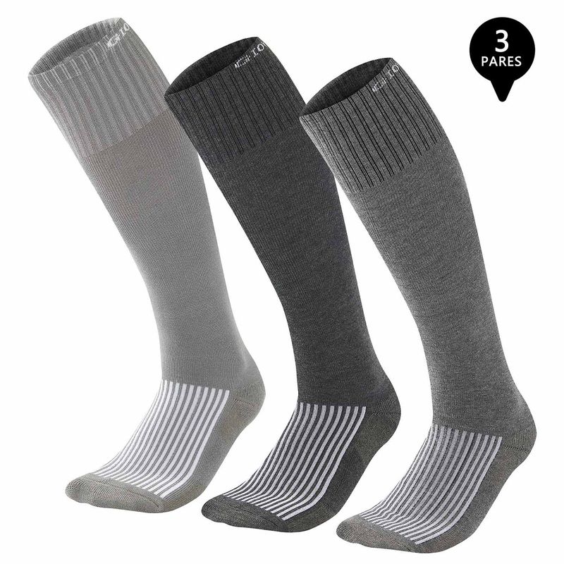 GIOVACCHINO - Pack de 3 Calcetines Compresion Bambú con Fibra de Cobre Hombre
