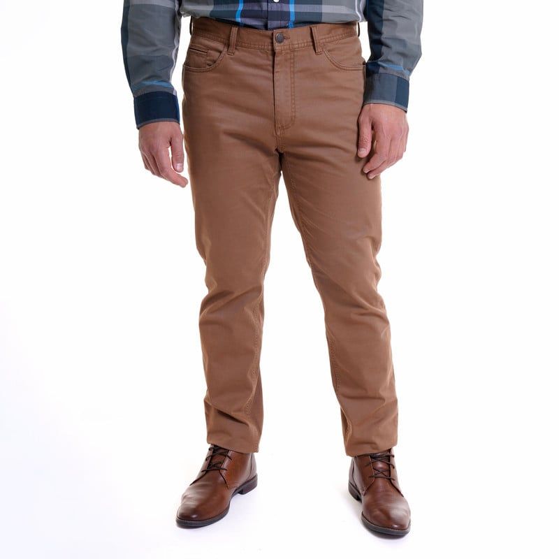 MCGREGOR - Pantalón 5 Pocket Spandex Tabaco MCGREGOR