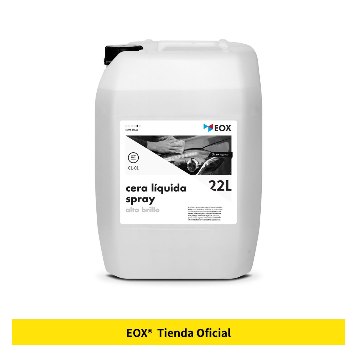 GENERICO - Cera Líquida Automotriz Spray Eox 22 Litros