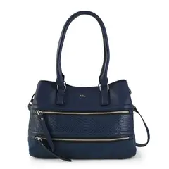 ZIOL - Cartera dos asas mediana ebba azul oscuro