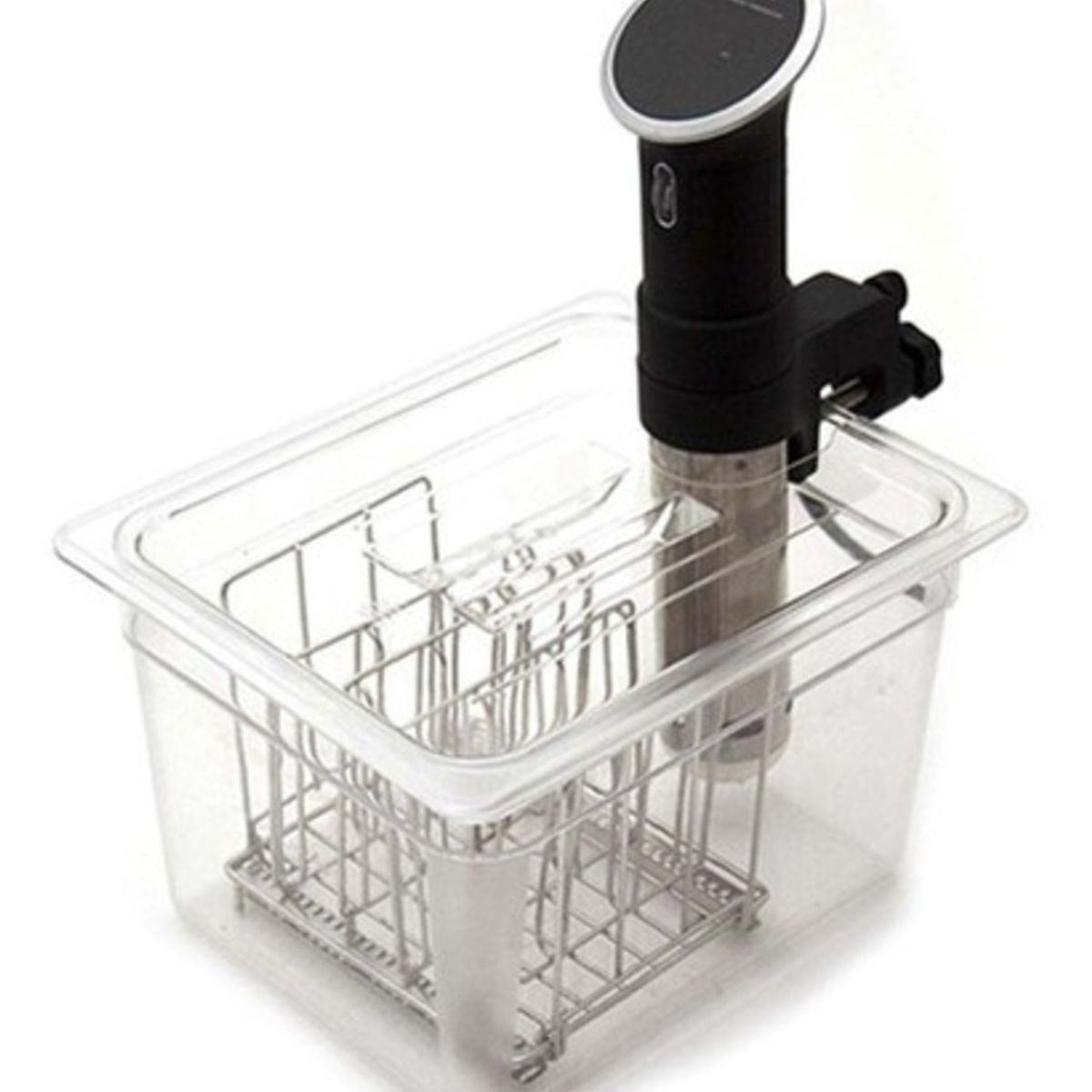 IMAHE - Gn 12 X 200Mm Con Tapa Policarbonato Para Sousvide IMAHE