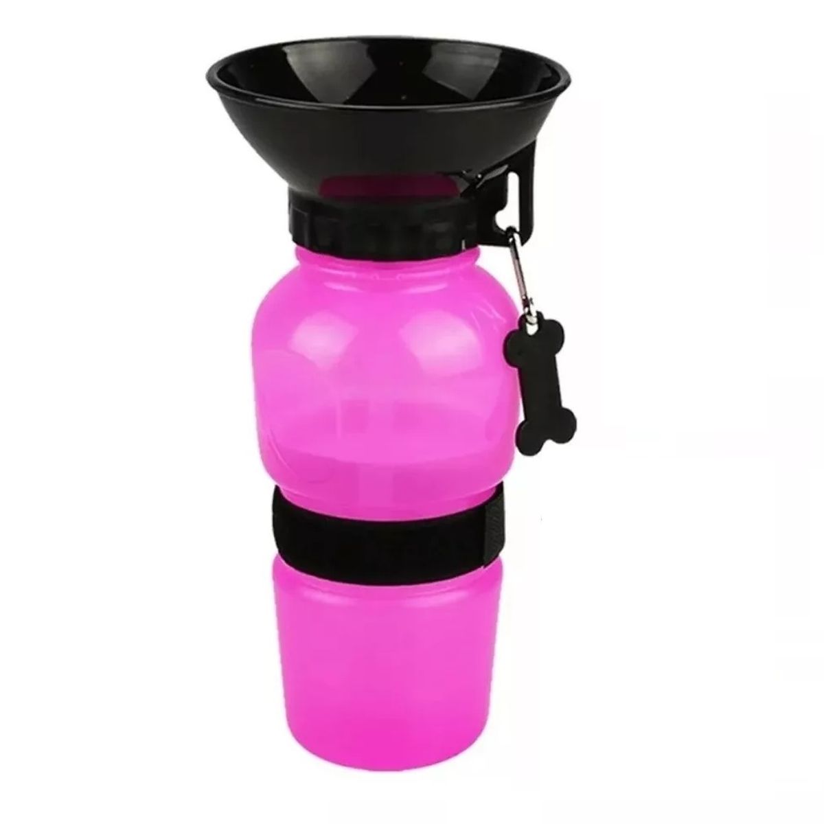 GENERICO - Botella De Agua De Paseo Para Mascotas 500ml Rosado