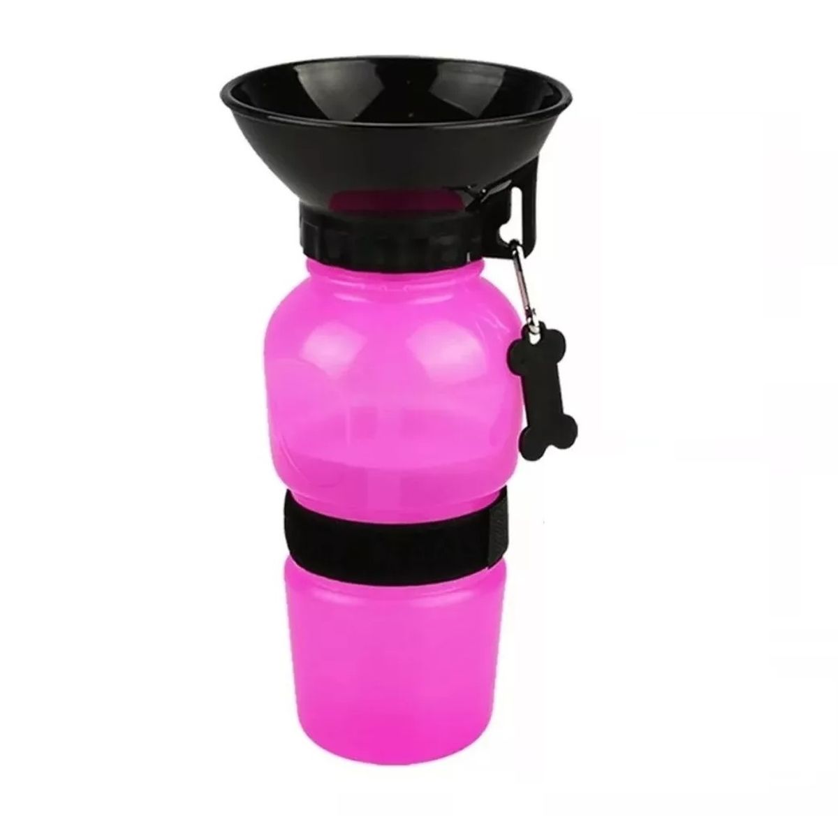 GENERICO - Botella De Agua De Paseo Para Mascotas 500ml Rosado