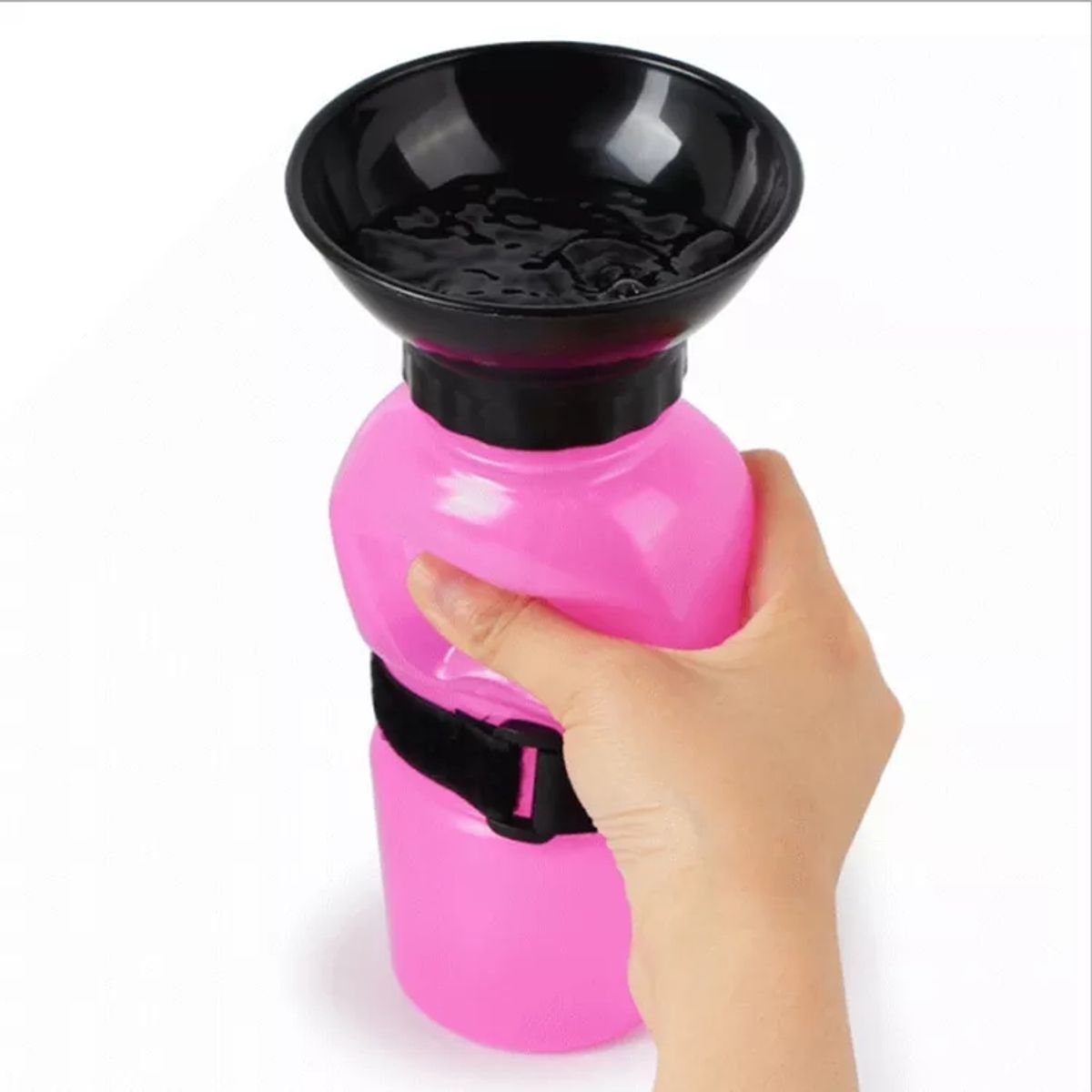 GENERICO - Botella De Agua De Paseo Para Mascotas 500ml Rosado