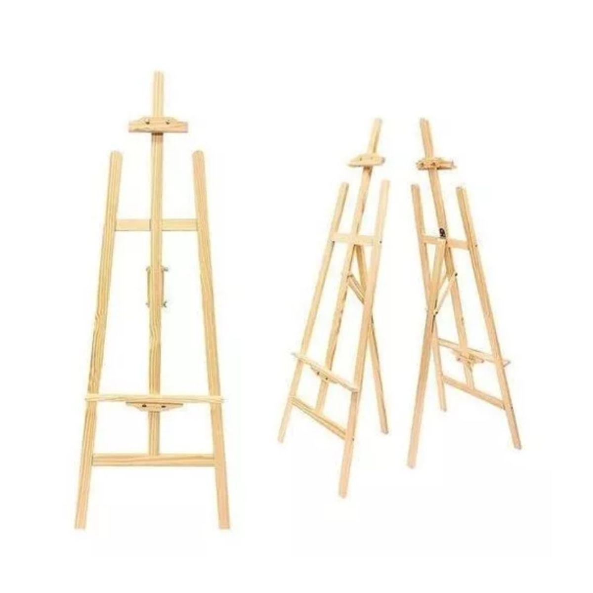 GIORGIONE - Atril Caballete Para Pintar De Madera Ajustable 90cm Arte