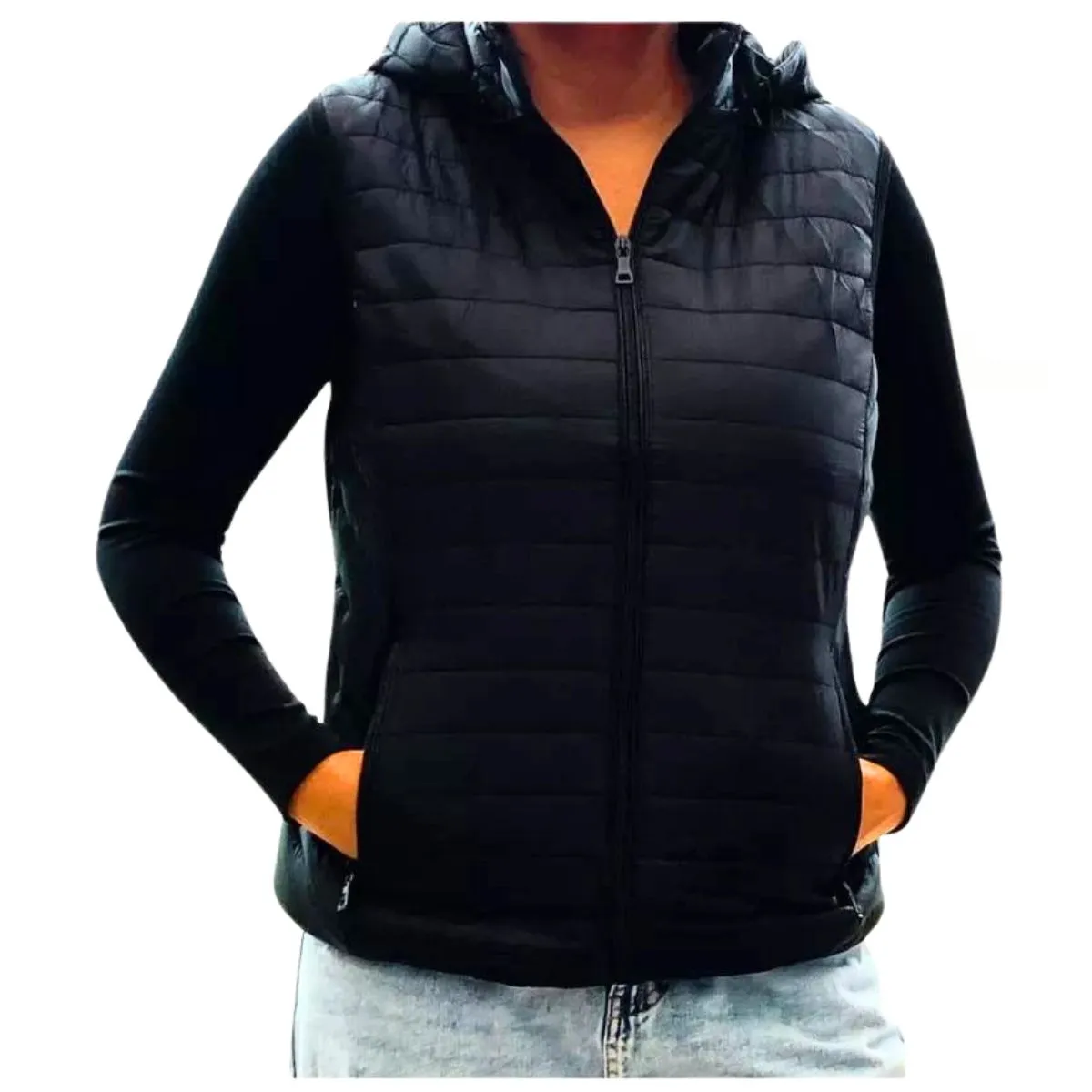 LOOK SHOP - Parka Sin Mangas Mujer Chaqueta Premium Excelente Calidad H62