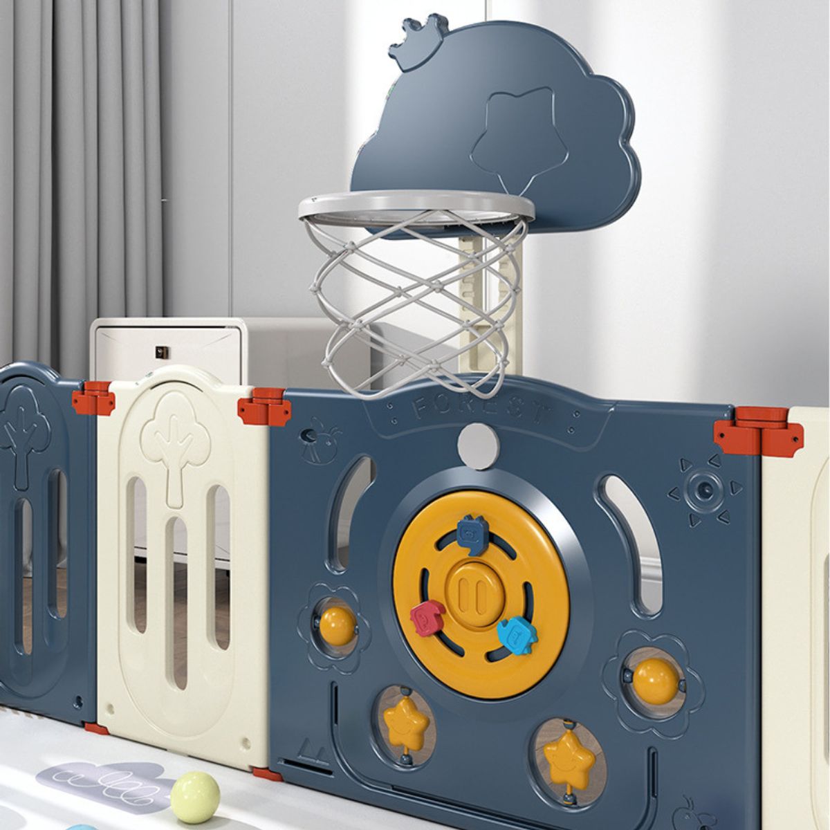 CRUSEC - Corral De Juegos Infantil Dinosaurio Plegable 152cm X 152cm