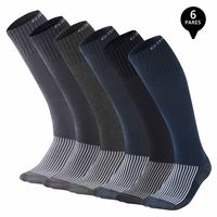 Pack de 6 Calcetines Compresion Bambú Fibra Cobre Hombre