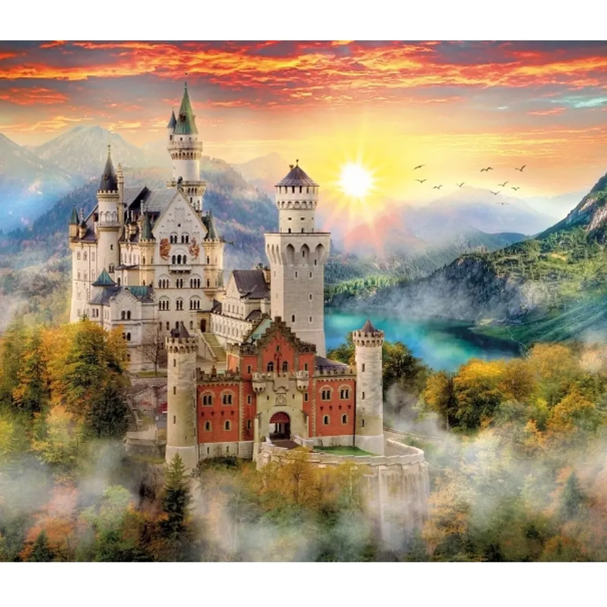 GENERICO - Puzzle Clementoni 2000 Piezas Castillo De Neuschwastein