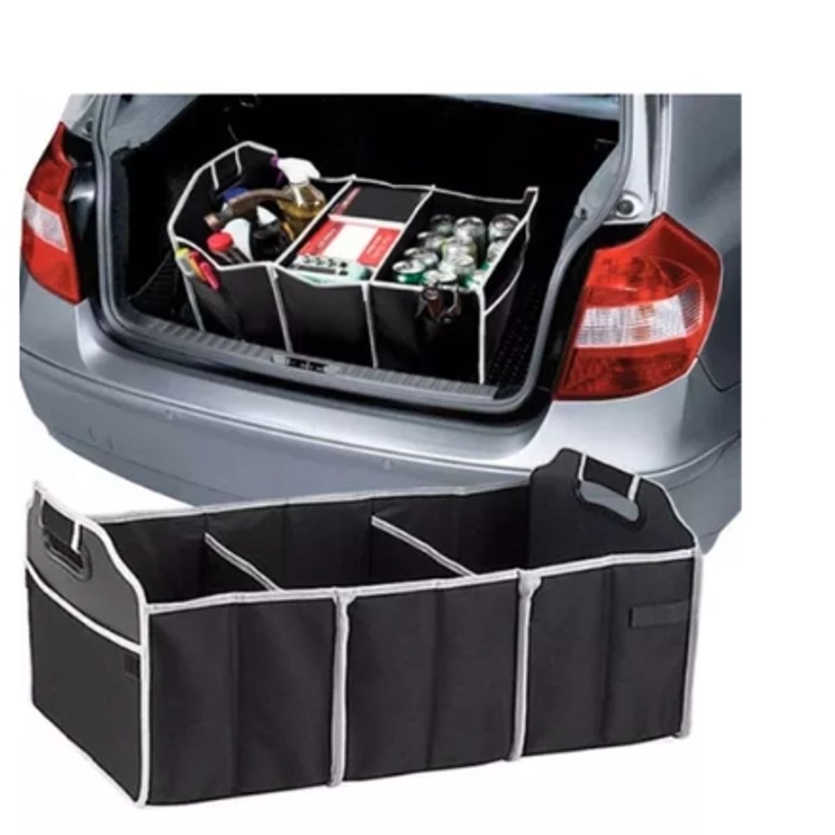 GENERICO - Organizador Auto Caja Bolso Plegable Maletero Vehiculos