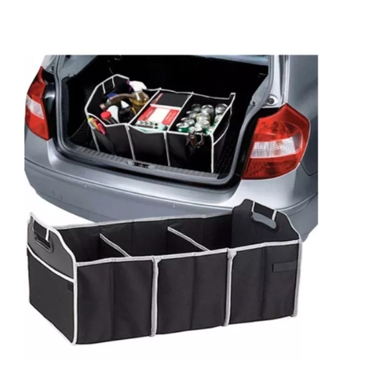 GENERICO - Organizador Auto Caja Bolso Plegable Maletero Vehiculos