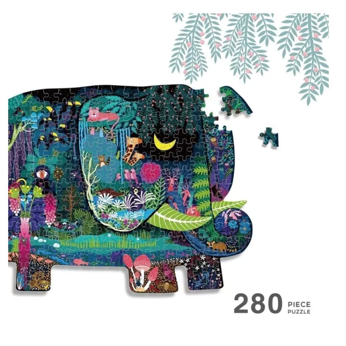 GENERICO - Rompecabezas Puzzle 280 Piezas Forma Sueño Elefantes Midee