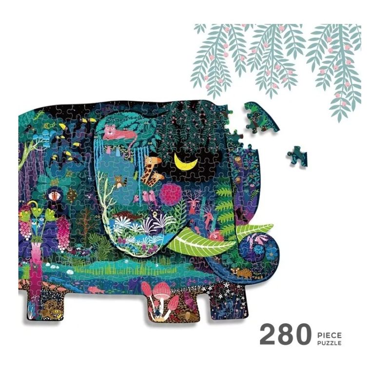 GENERICO - Rompecabezas Puzzle 280 Piezas Forma Sueño Elefantes Midee