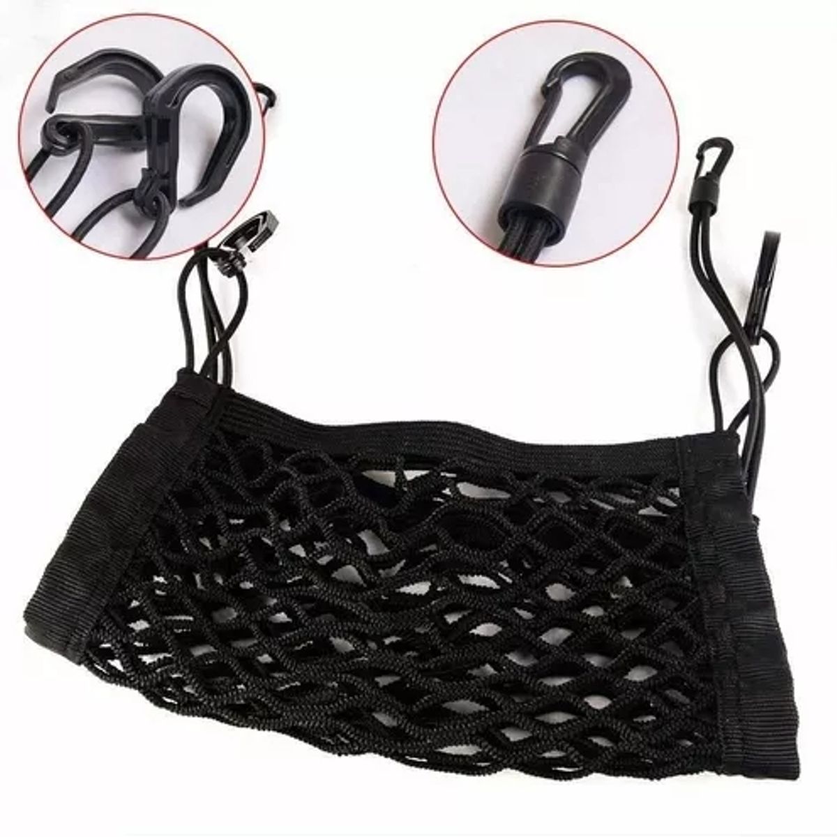 GENERICO - Asiento Organizadora Coche Malla Red Elástica Almacenamiento