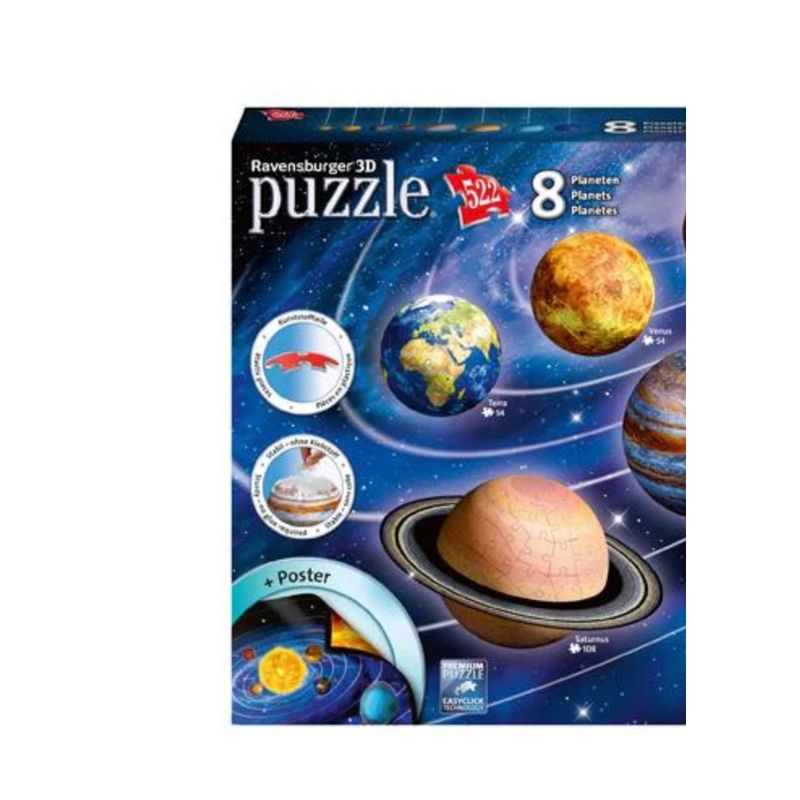 GENERICO - Puzzle 3d Sistema Solar Ravensburger