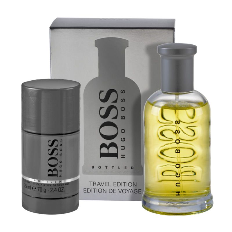 HUGO BOSS - Boss Bottled Travel Edition Edt 100ml + Deo 70g Stick