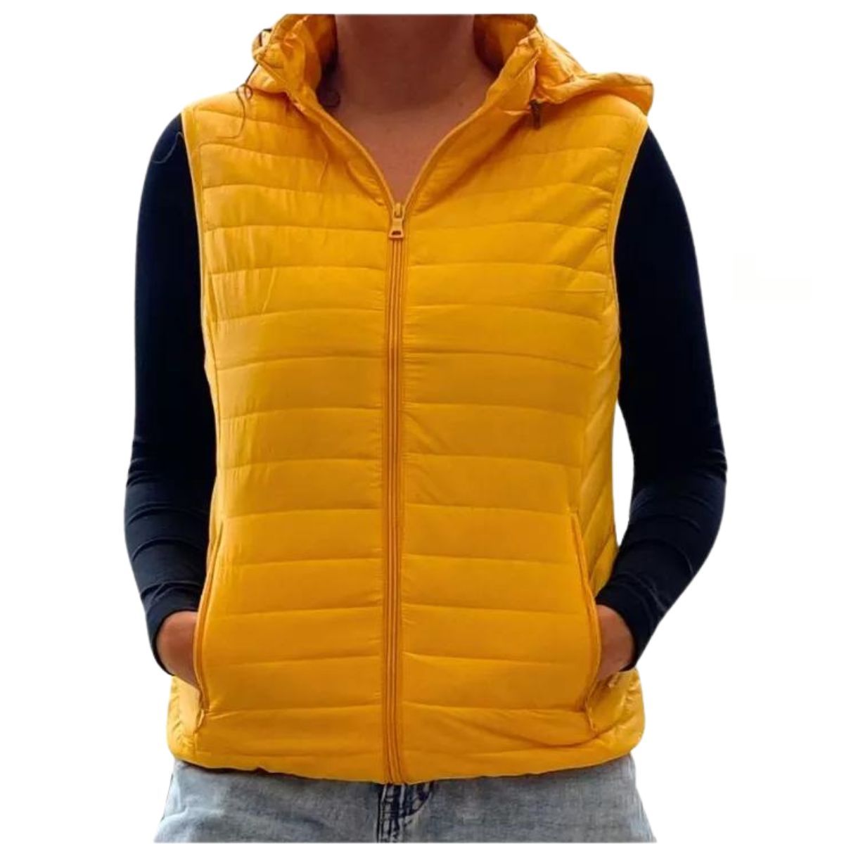 LOOK SHOP - Parka Sin Mangas Mujer Chaqueta Premium Excelente Calidad H62