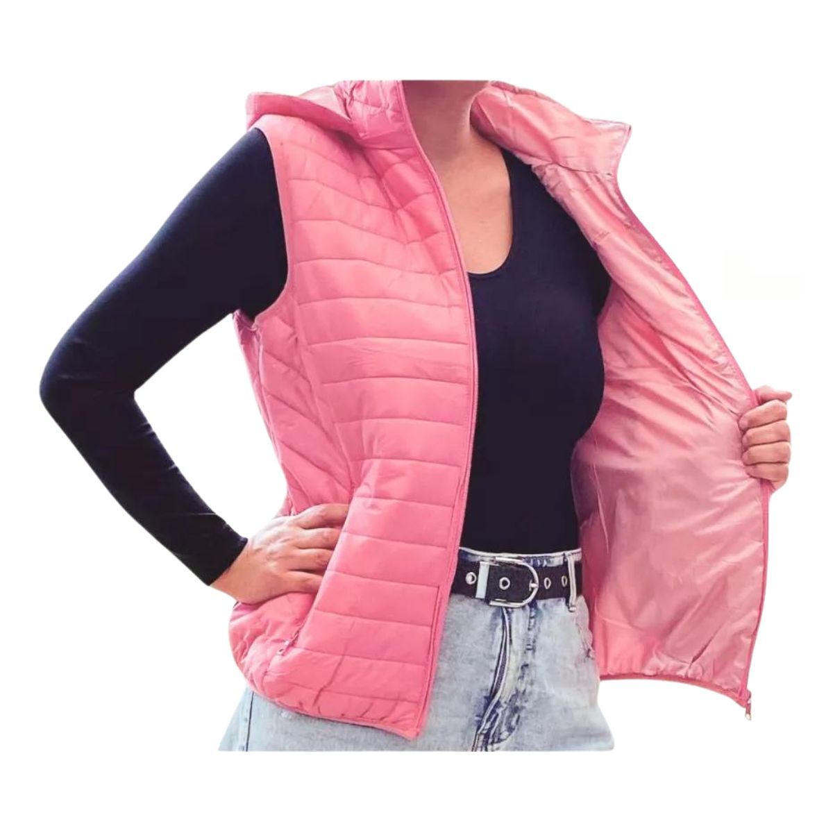 LOOK SHOP - Parka Sin Mangas Mujer Chaqueta Premium Excelente Calidad H62