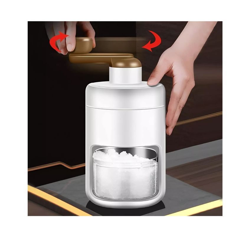 GENERICO - Maquina Moledora De Hielo Manual Raspado Triturador Hielo