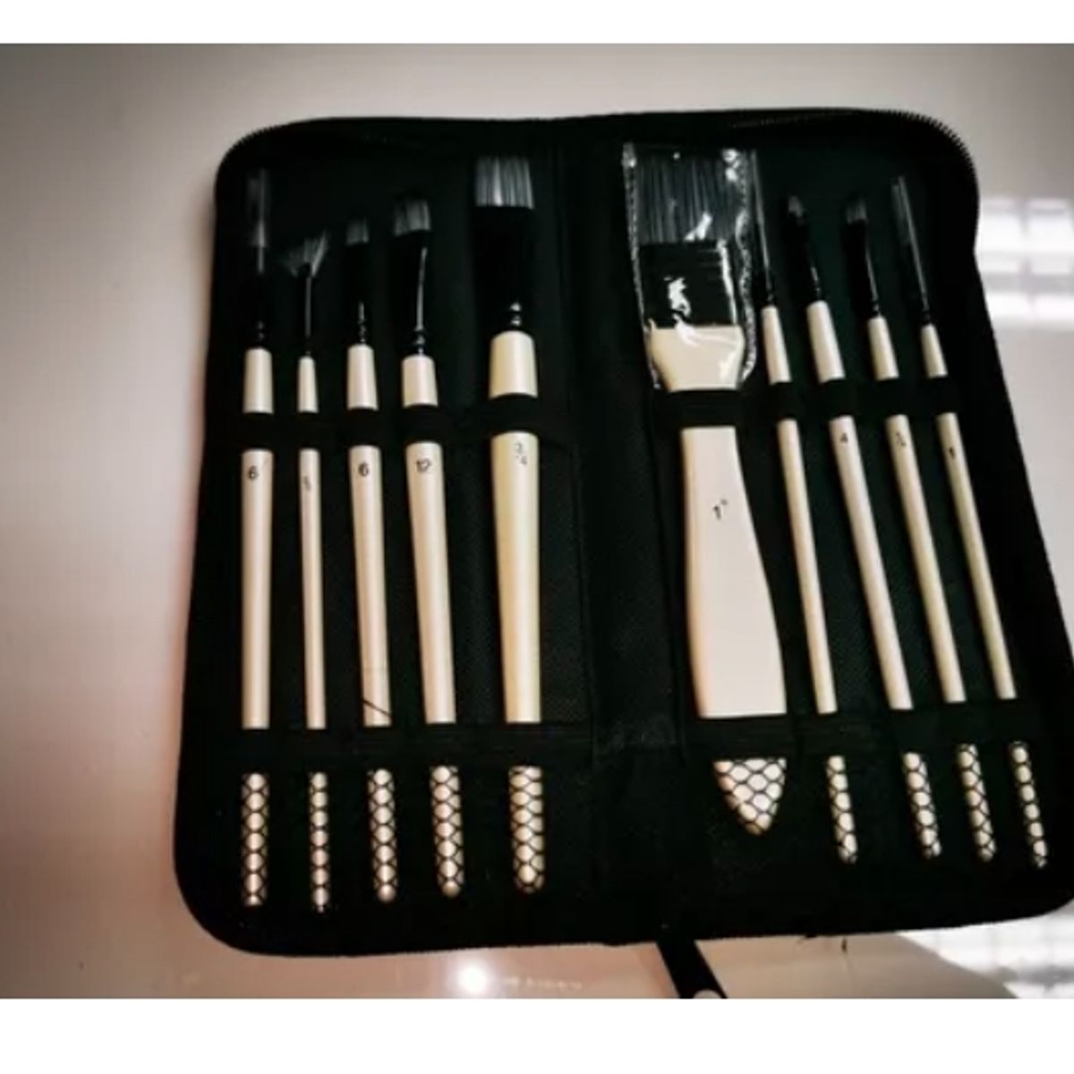 GENERICO - Set Pinceles Para Pintar Oleo O Acrílico Profecional