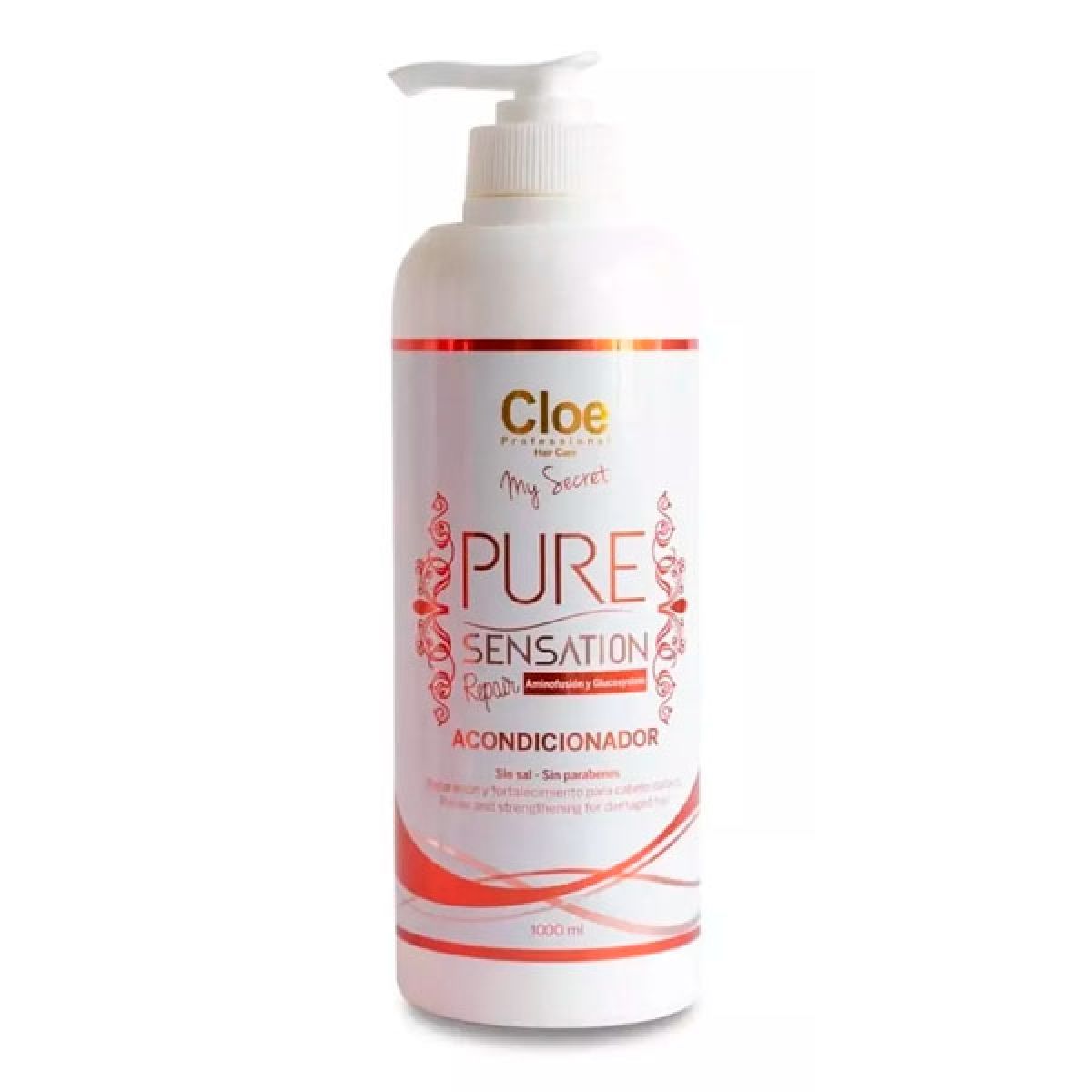CLOE - Acondicionador para cabellos dañados Pure Sensation Repair 1000 ML
