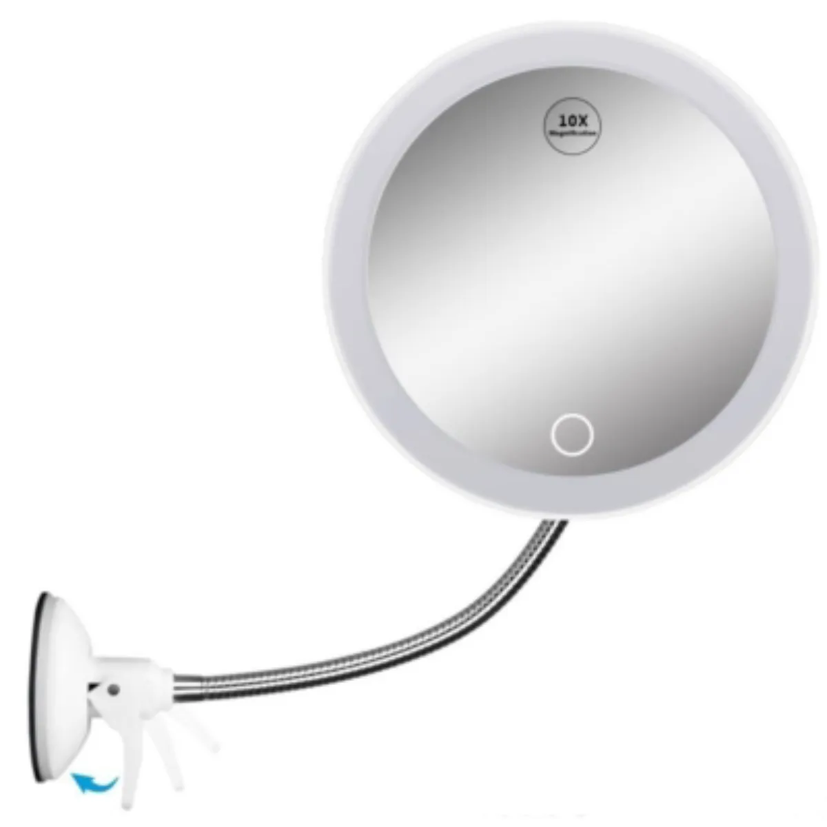 GENERICO - Espejo de maquillaje móvil LED x10