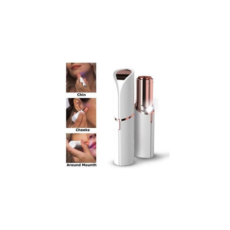 GENERICO - Recortador eléctrico de cejas para mujer forma de lápiz labial Facial