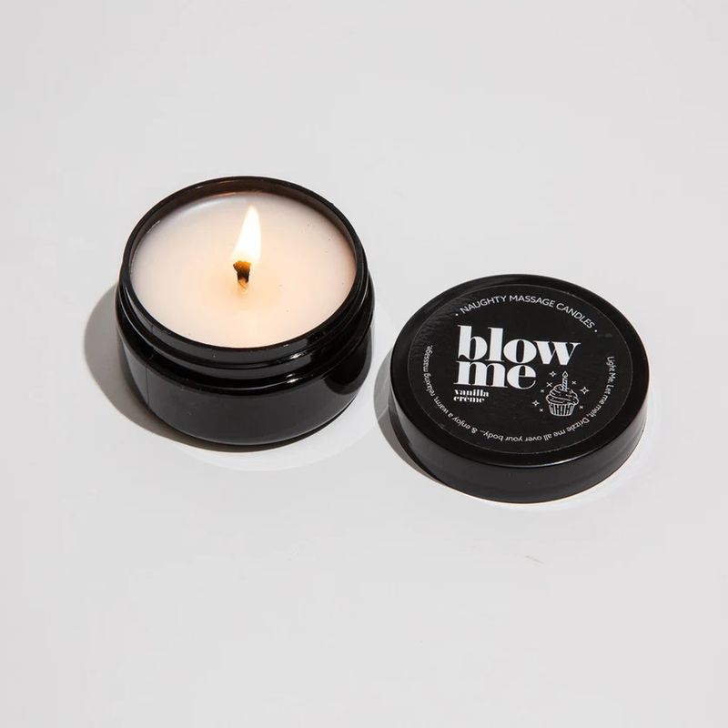 SECRETOS DE AMOR - Mini Vela de Masaje Crema de Vainilla