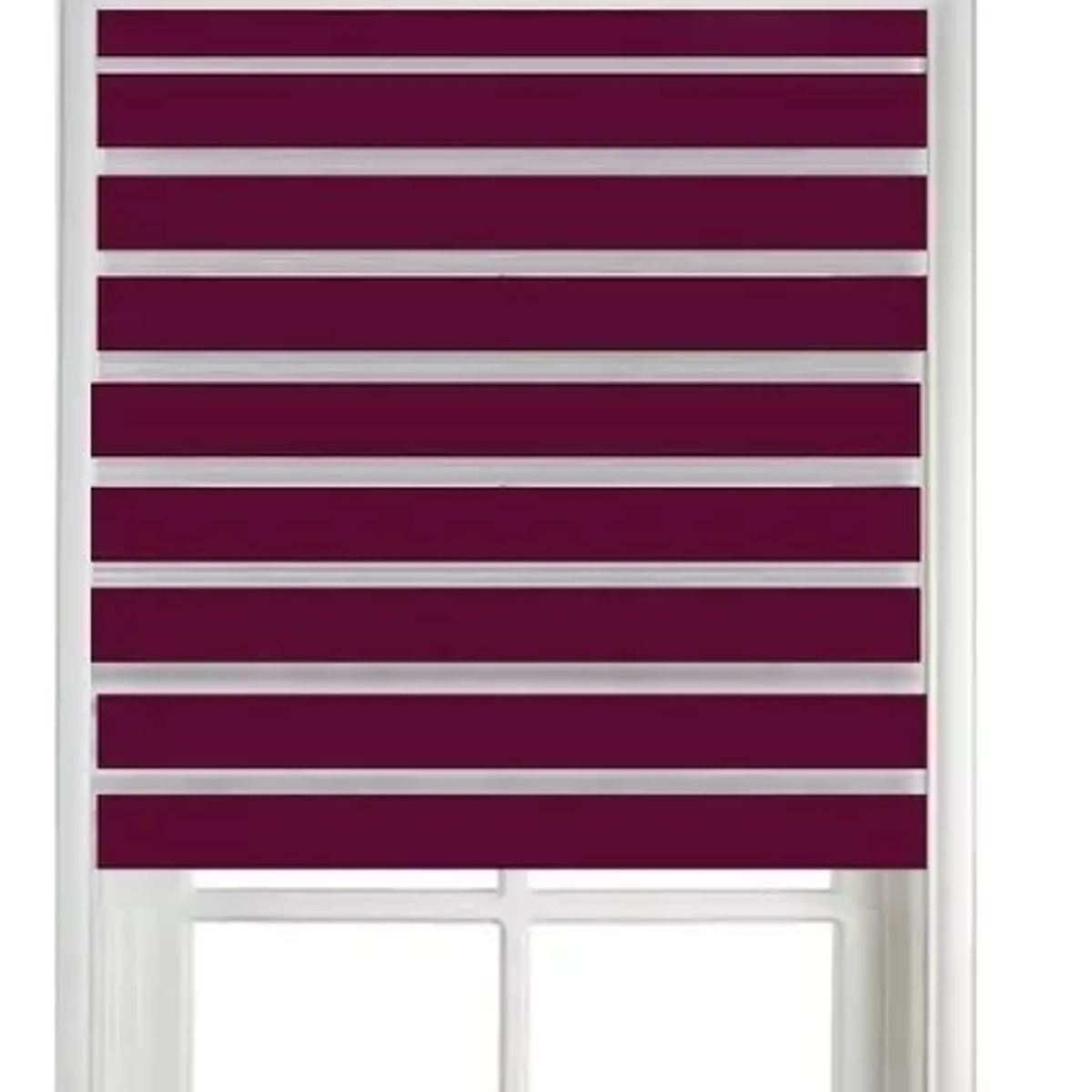 GENERICO - Cortina Roller Duo Zebra Día Y Noche Color Variado 60x200cm