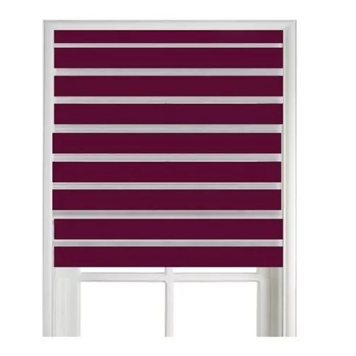 GENERICO - Cortina Roller Duo Zebra Día Y Noche Color Variado 60x200cm